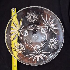 Anchor Hocking Clear Glass Serving Bowl